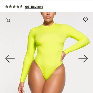 SKIMS Long Sleeve Body Suit